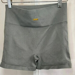 FRESOUGHT Size OS Biker Shorts Gray Shorts Athleisure Athletics Casual Comfort